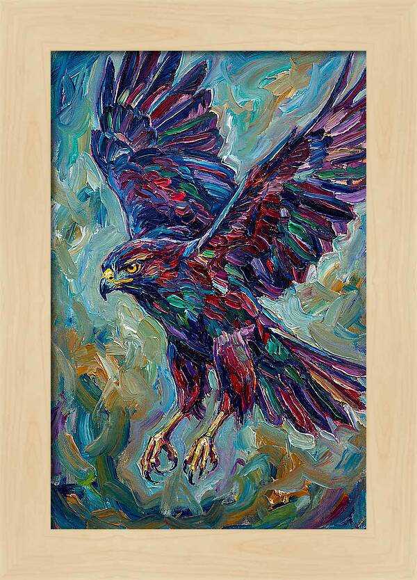 Graceful Hawk In Flight