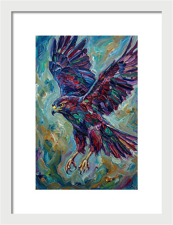 Graceful Hawk In Flight
