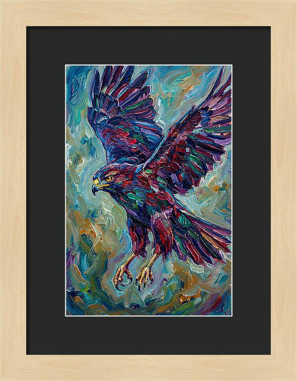 Graceful Hawk In Flight