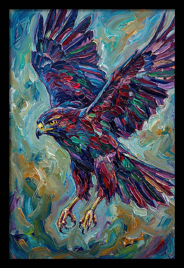 Graceful Hawk In Flight