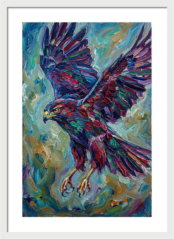 Graceful Hawk In Flight