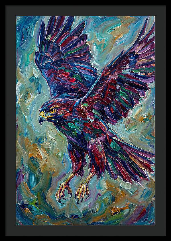 Graceful Hawk In Flight