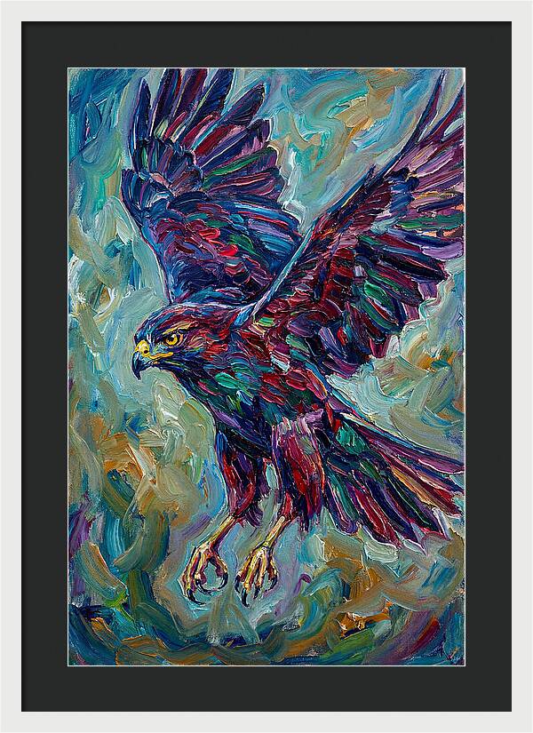 Graceful Hawk In Flight