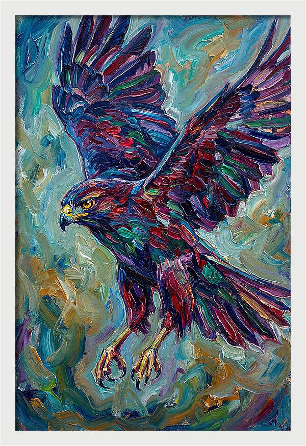 Graceful Hawk In Flight