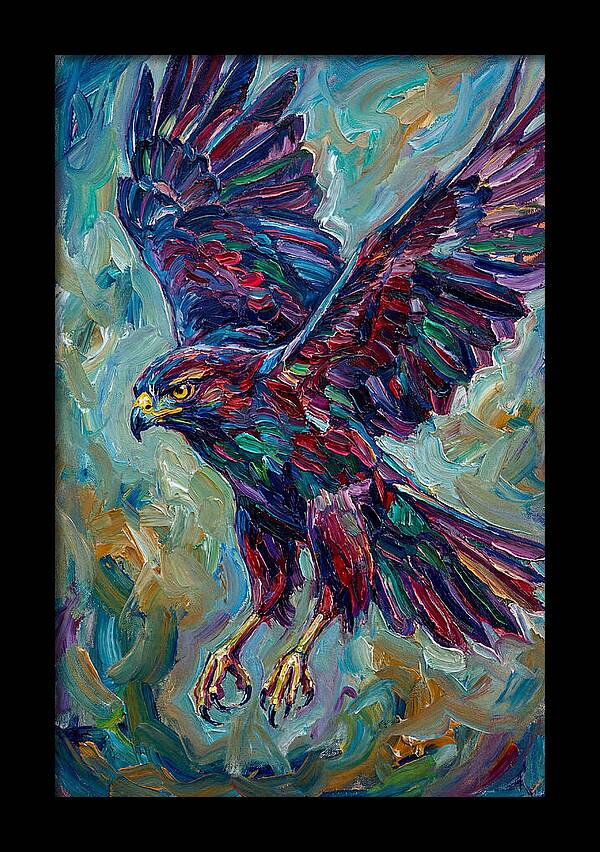 Graceful Hawk In Flight
