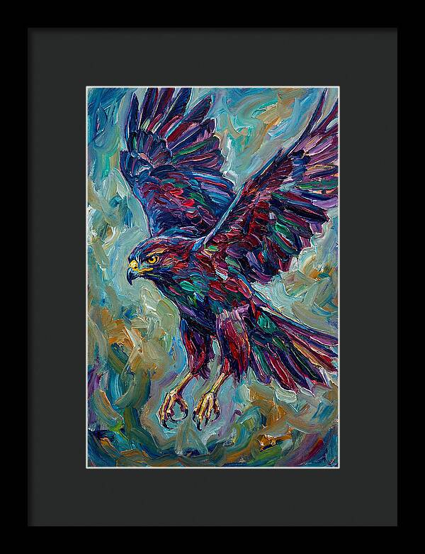 Graceful Hawk In Flight
