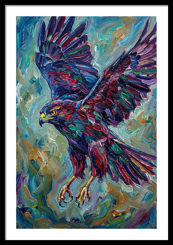 Graceful Hawk In Flight
