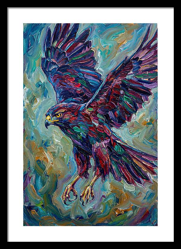 Graceful Hawk In Flight