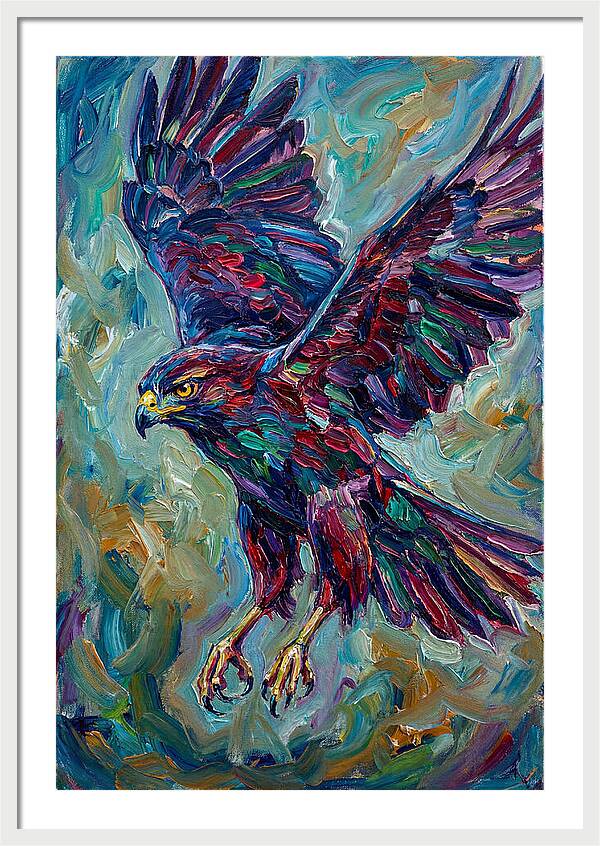 Graceful Hawk In Flight