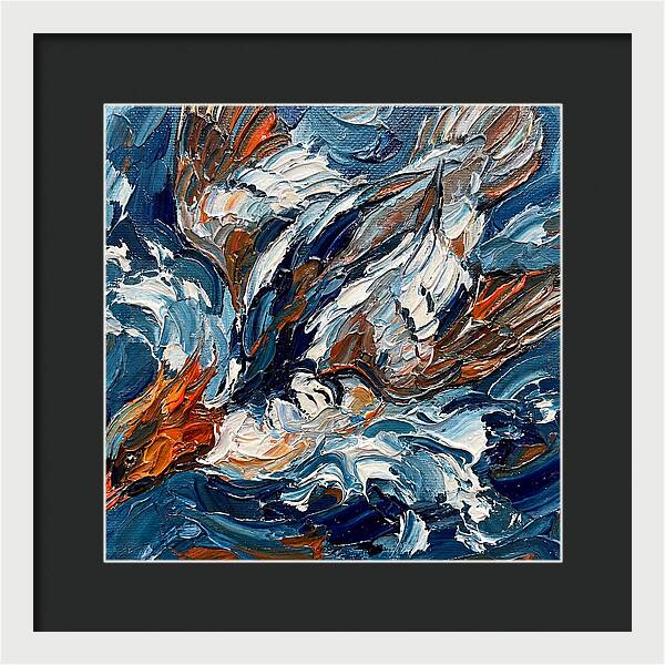 Graceful Merganser Glide