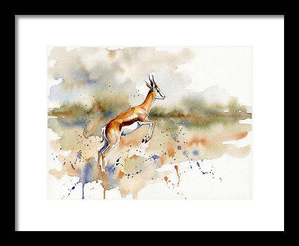 Graceful Springbok Leap