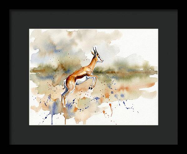 Graceful Springbok Leap