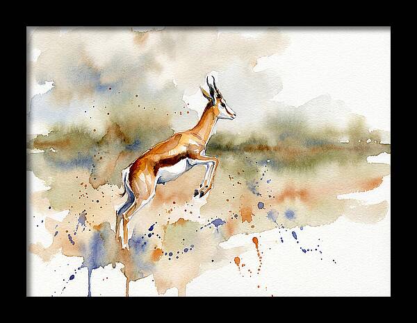 Graceful Springbok Leap