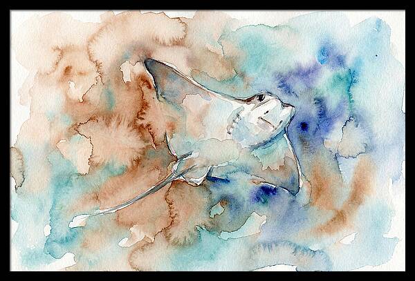 Graceful Stingray In Motion