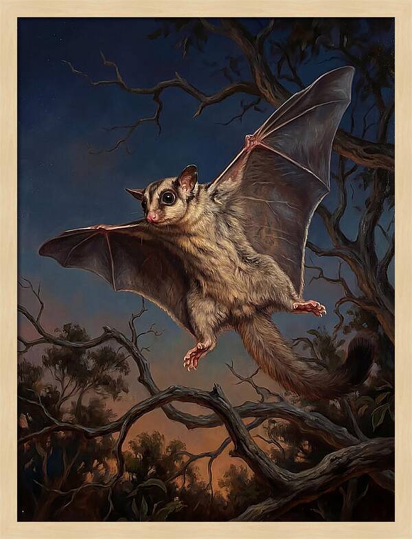 Graceful Sugar Glider Soaring 8584