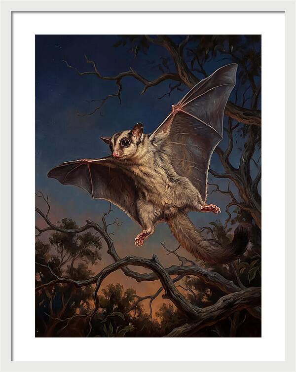 Graceful Sugar Glider Soaring 8584