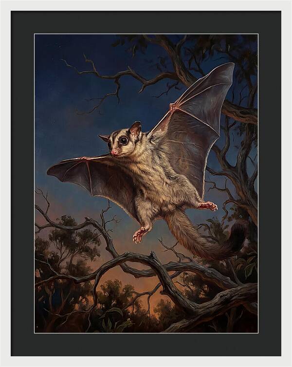 Graceful Sugar Glider Soaring 8584