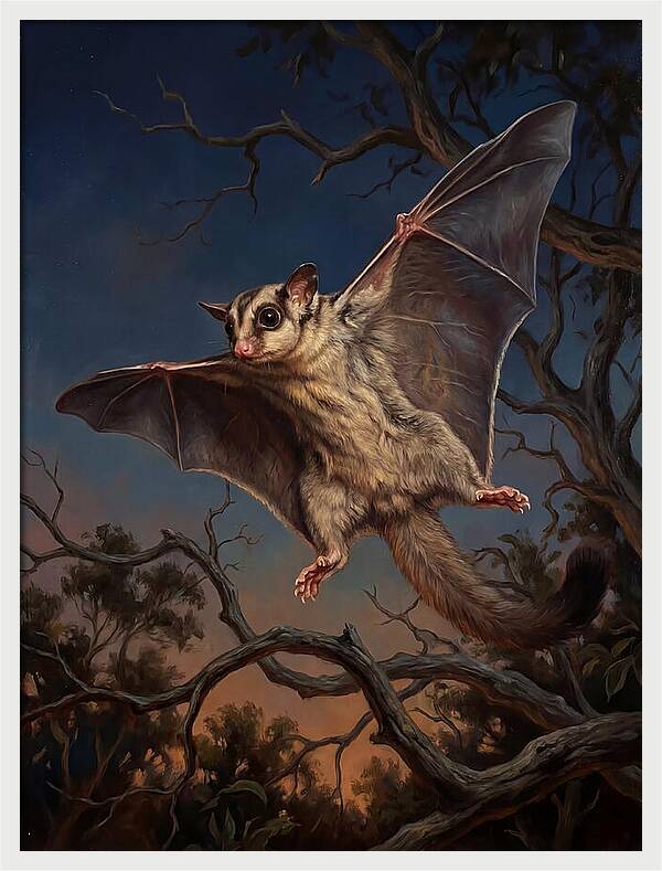 Graceful Sugar Glider Soaring 8584