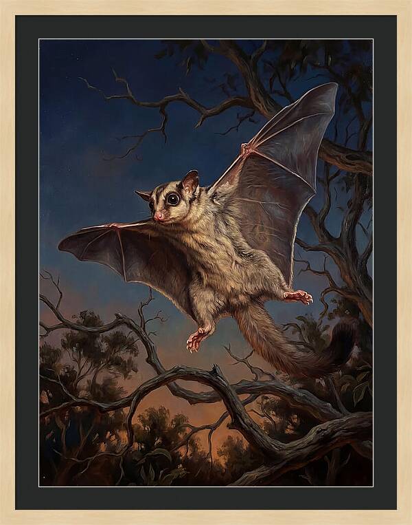 Graceful Sugar Glider Soaring 8584