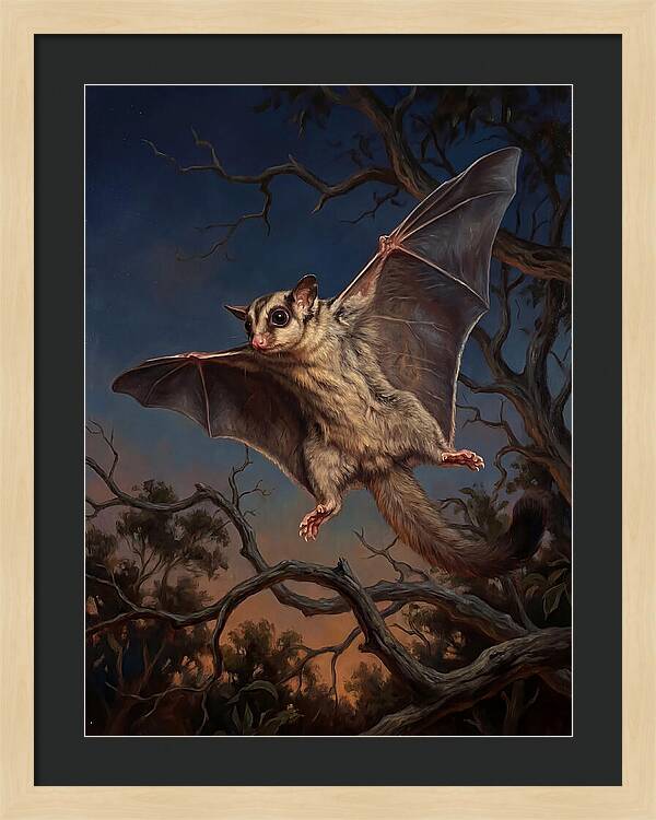Graceful Sugar Glider Soaring 8584