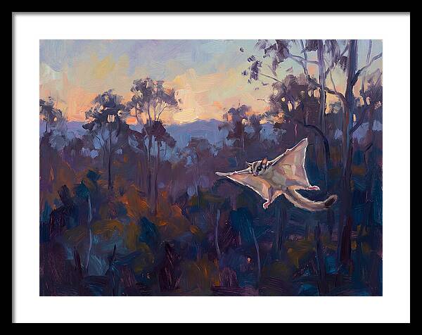 Graceful Sugar Glider Soaring 8597