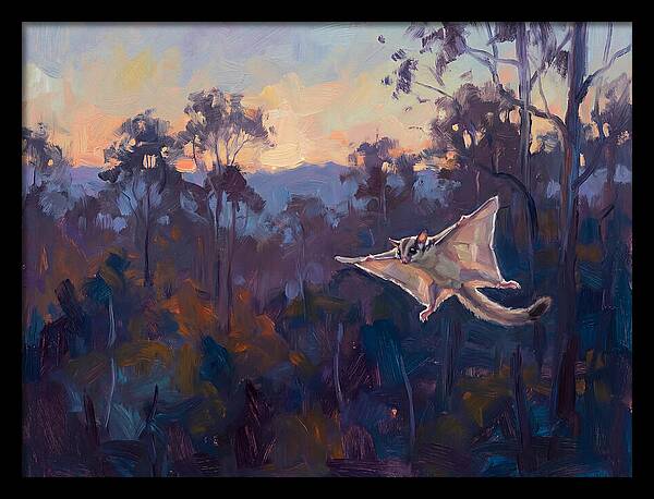 Graceful Sugar Glider Soaring 8597