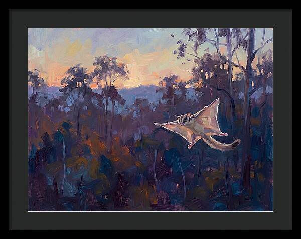 Graceful Sugar Glider Soaring 8597