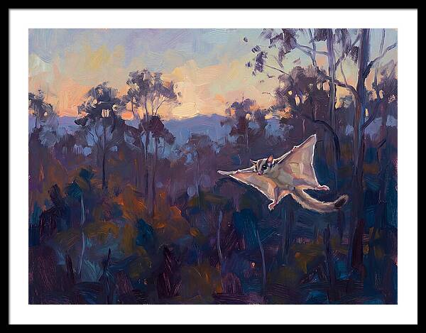 Graceful Sugar Glider Soaring 8597