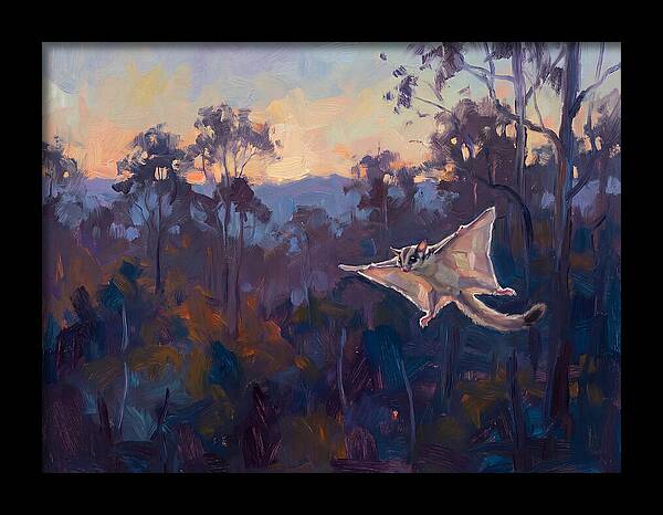 Graceful Sugar Glider Soaring 8597