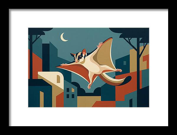 Graceful Sugar Glider Soaring