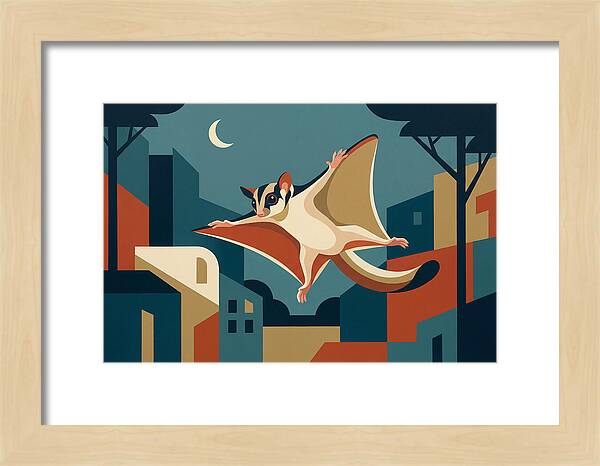 Graceful Sugar Glider Soaring