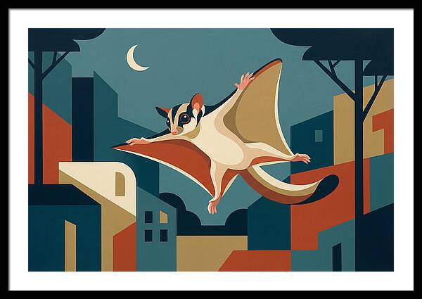 Graceful Sugar Glider Soaring