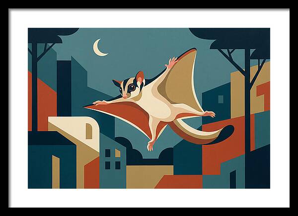 Graceful Sugar Glider Soaring