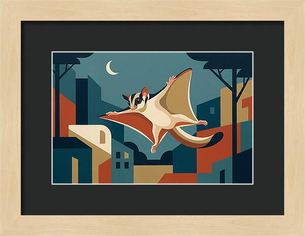 Graceful Sugar Glider Soaring
