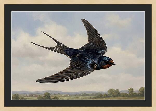 Graceful Swallow Soaring