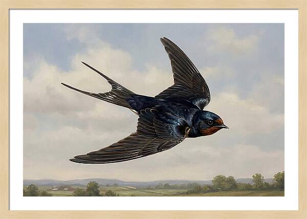 Graceful Swallow Soaring