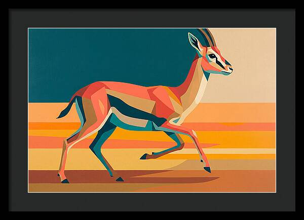 Graceful Thomson Gazelle Leap