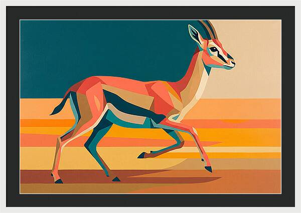 Graceful Thomson Gazelle Leap