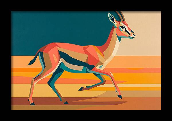 Graceful Thomson Gazelle Leap