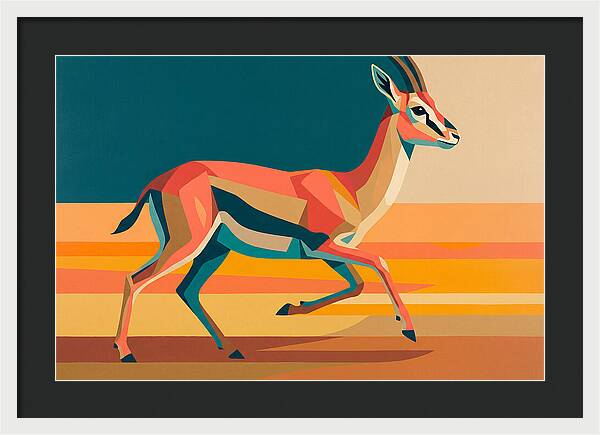 Graceful Thomson Gazelle Leap