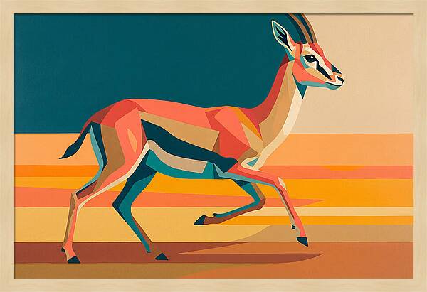 Graceful Thomson Gazelle Leap