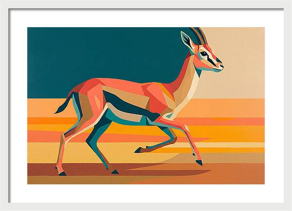 Graceful Thomson Gazelle Leap