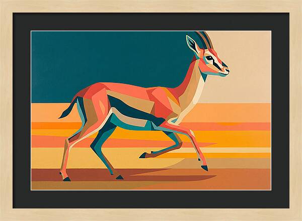 Graceful Thomson Gazelle Leap