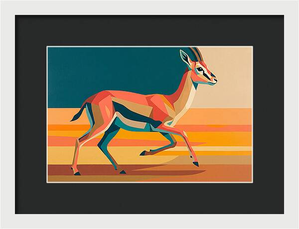 Graceful Thomson Gazelle Leap