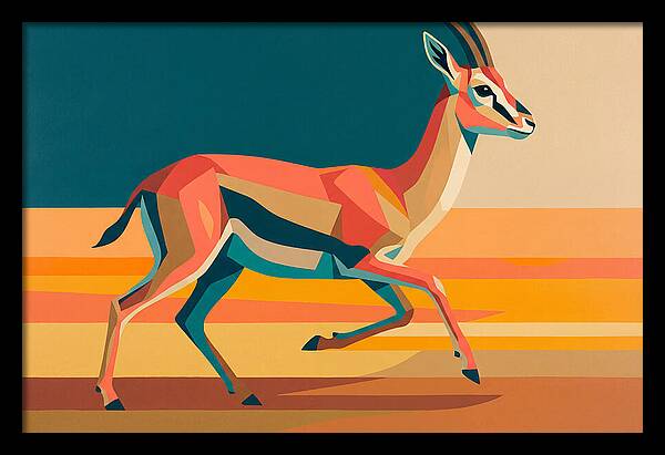 Graceful Thomson Gazelle Leap