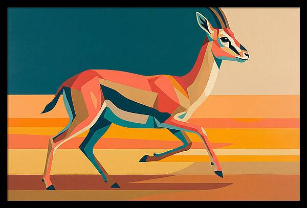 Graceful Thomson Gazelle Leap