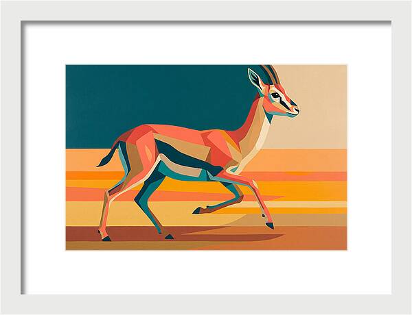 Graceful Thomson Gazelle Leap