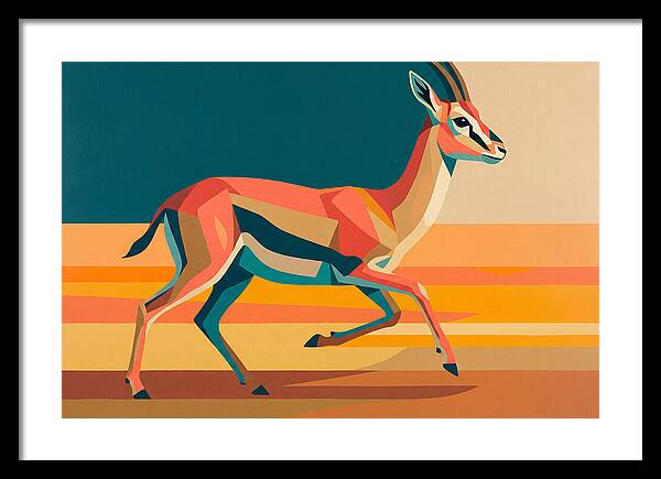 Graceful Thomson Gazelle Leap