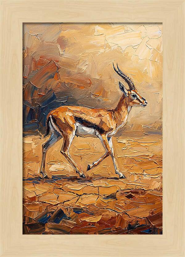 Graceful Thomson Gazelle Running