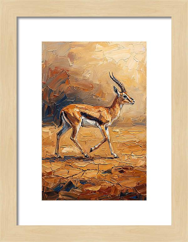 Graceful Thomson Gazelle Running